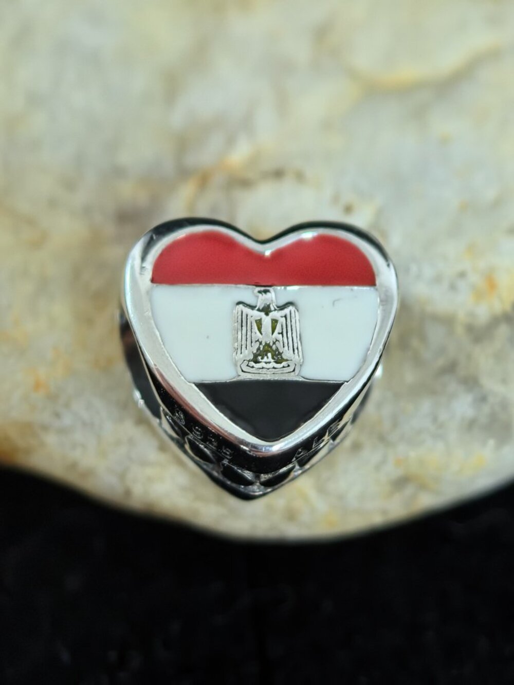 Pandora EGYPT Exclusive Travel Heart Charm Pendant, S925 Silver Jewelry